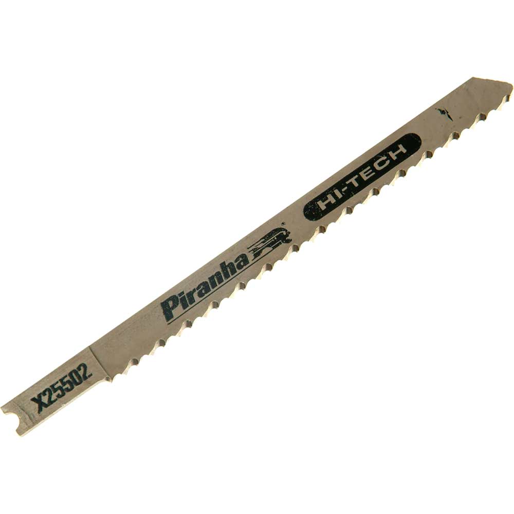Photo of Black And Decker X25502 Piranha Hi Tech Wood Hcs Fine U Shank Jigsaw Blades Pack Of 2
