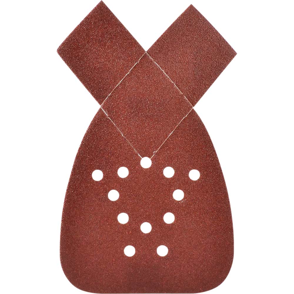 Image of Black and Decker Piranha Quick Fit Mouse Sanding Sheets 120g Pack of 5