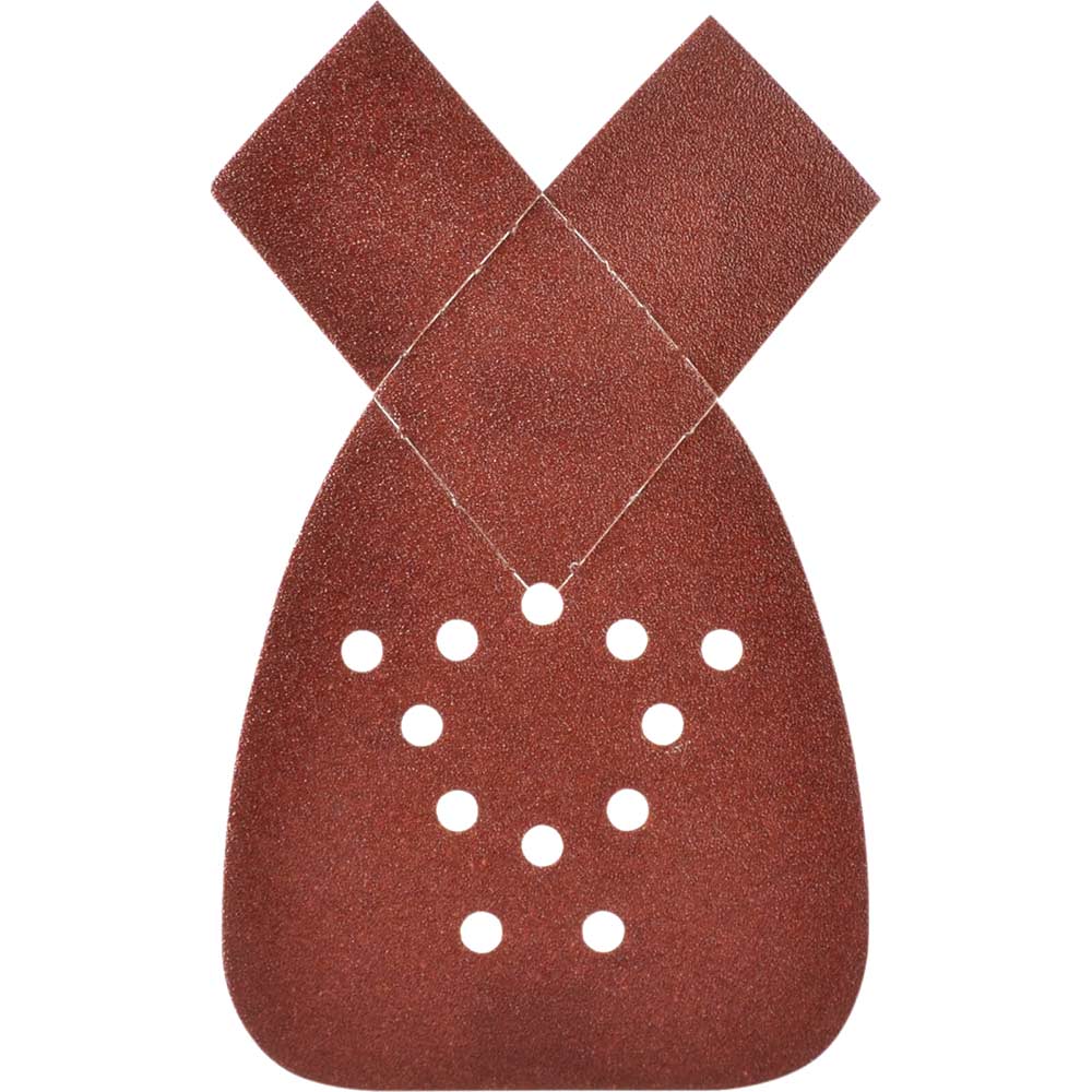 Image of Black and Decker Piranha Quick Fit Mouse Sanding Sheets 240g Pack of 5