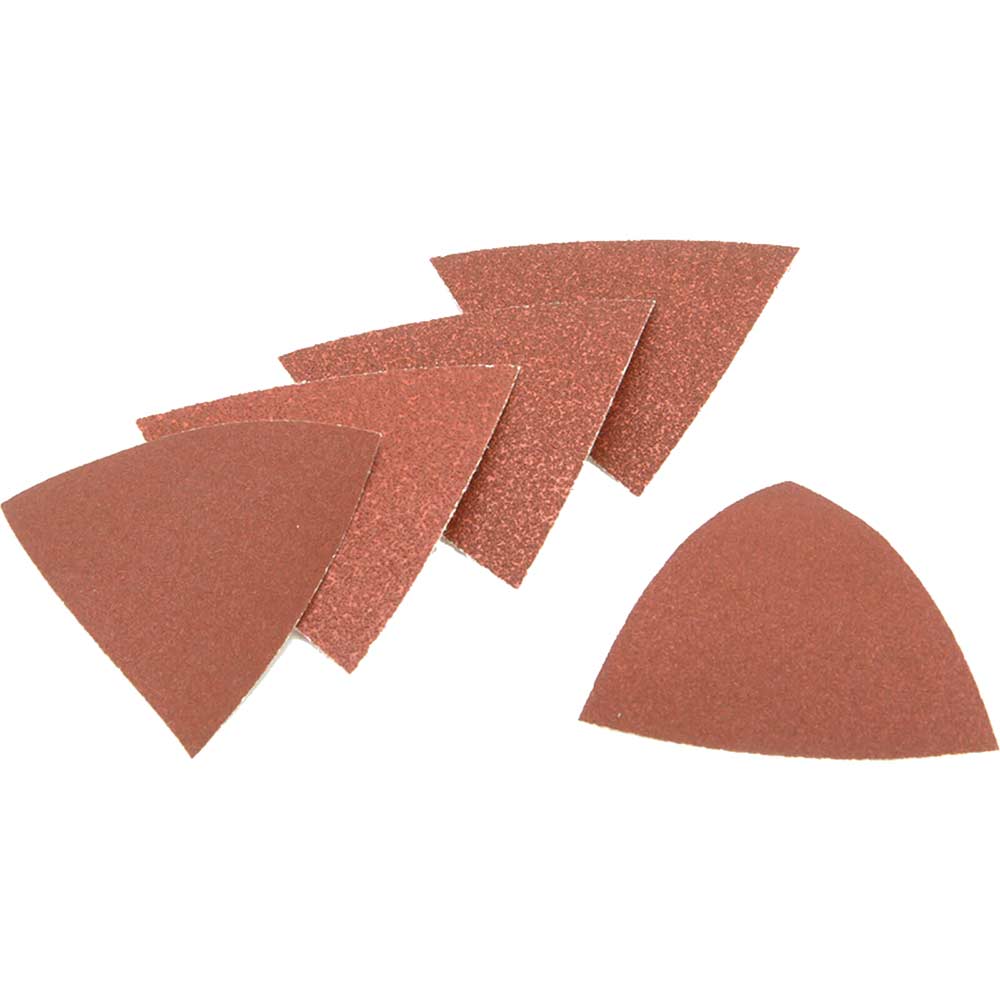 Image of Black and Decker X31492 Piranha Quick Fit Delta Sanding Sheets for Versapak Assorted Grit Pack of 5