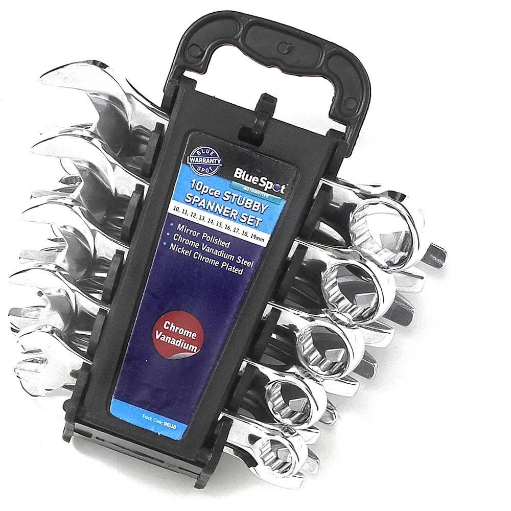 Photo of Bluespot 10 Piece Midget Combination Spanner Set Metric