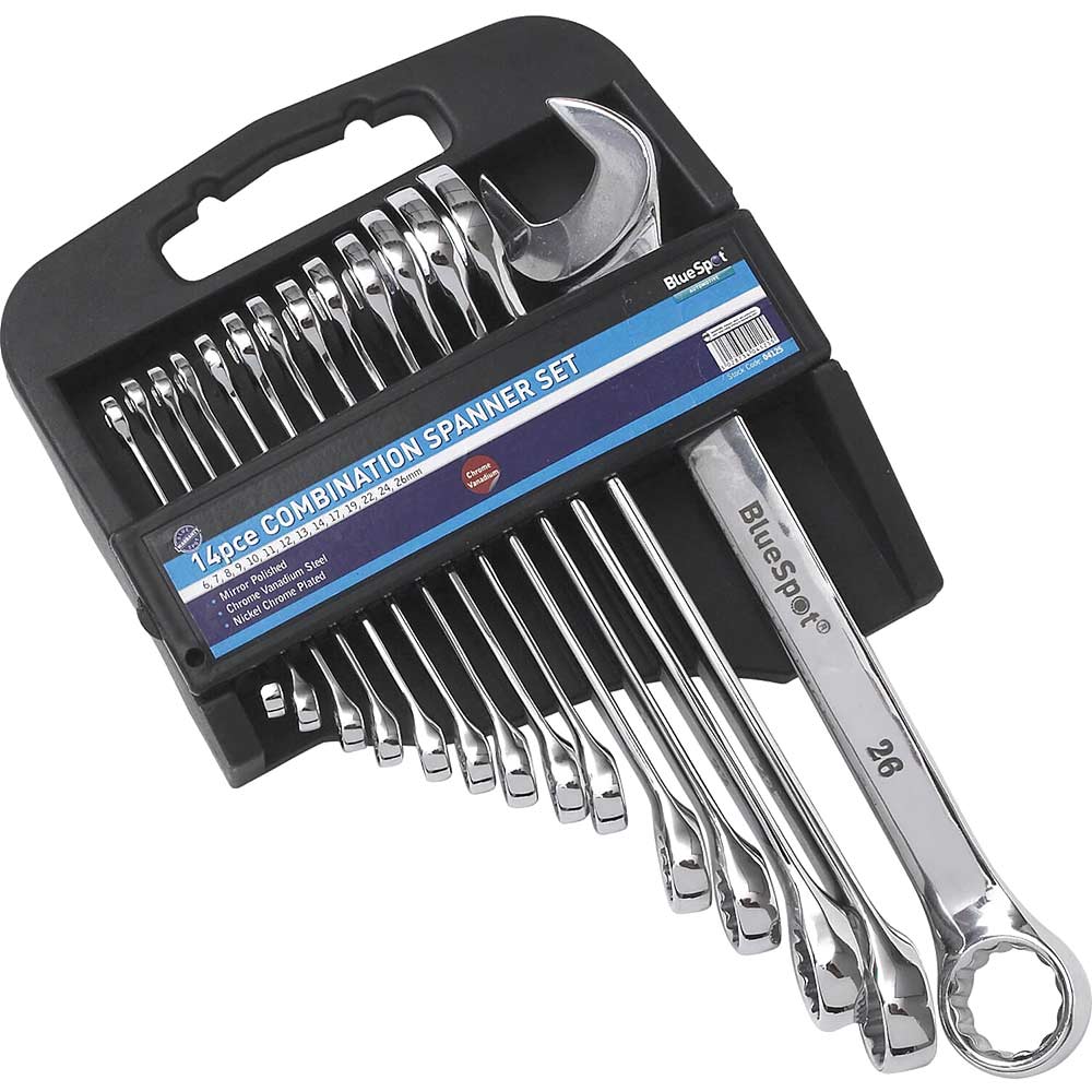 Photo of Bluespot 14 Piece Combination Spanner Set Metric