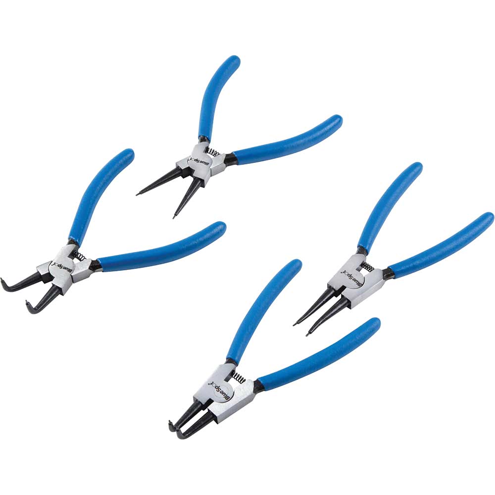 Photo of Bluespot 4 Piece Circlip Pliers Set
