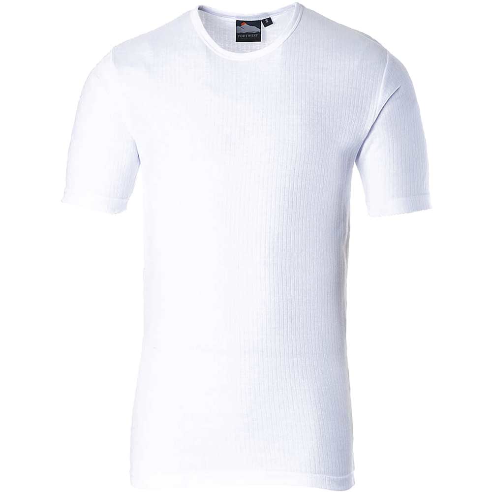 Photo of Portwest Thermal Short Sleeve T Shirt White 3xl