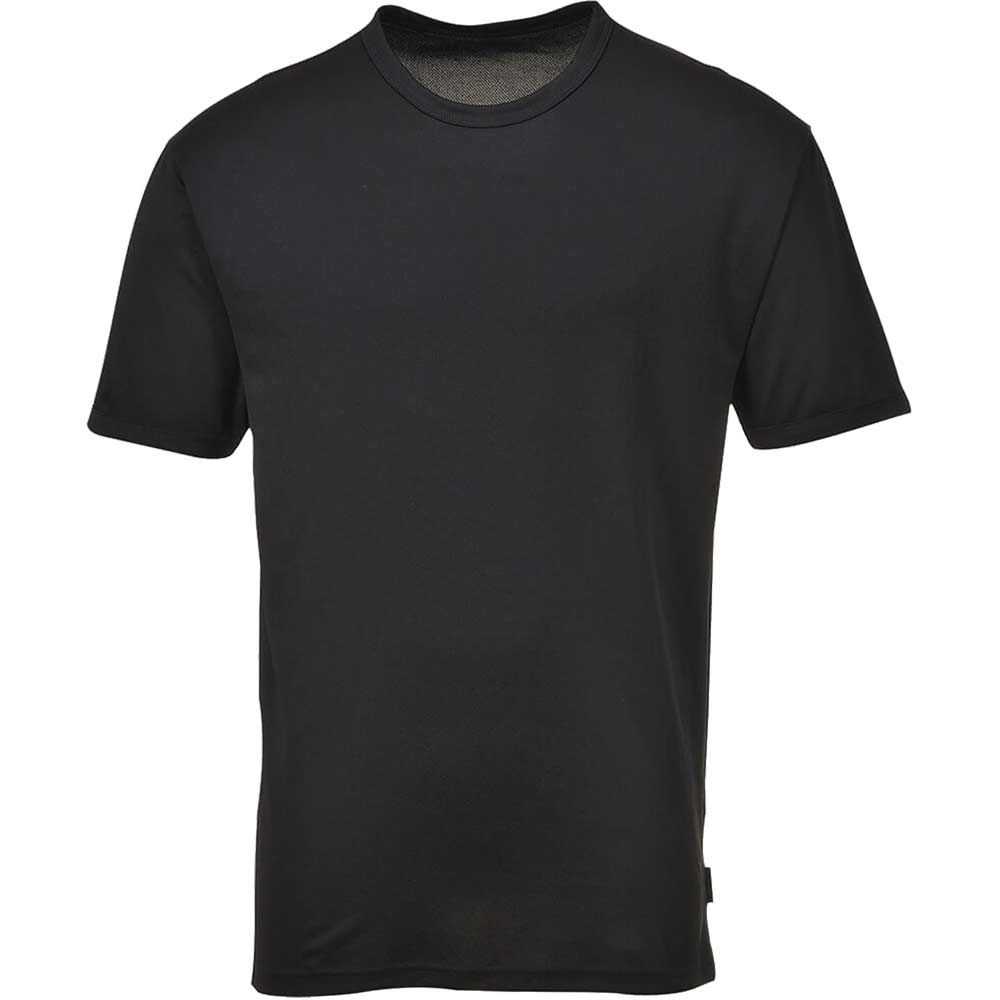 Image of Base Layer Thermal Top Short Sleeve Black XL