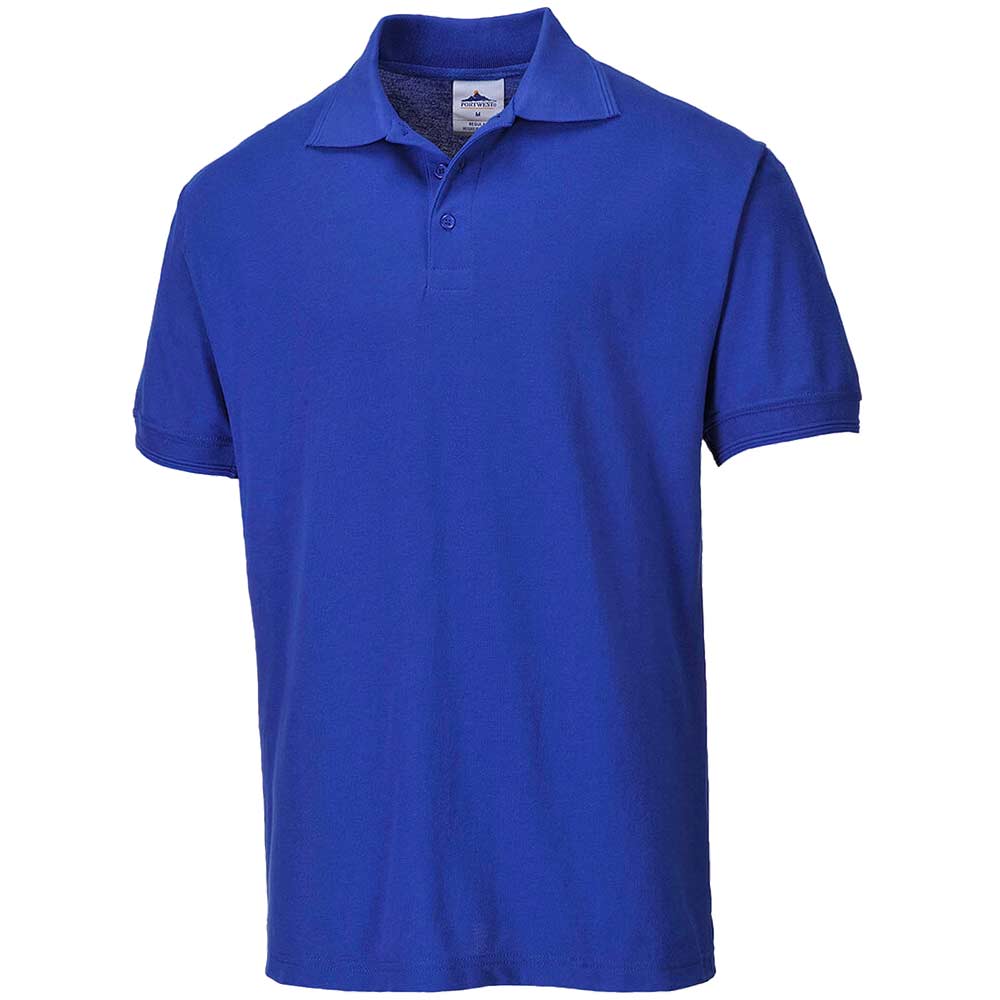 Photo of Portwest Naples Polo Shirt Royal Blue M