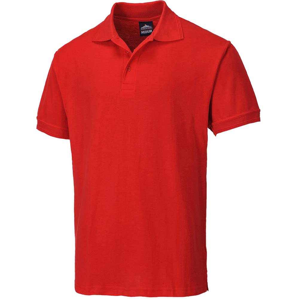 Photo of Portwest Naples Polo Shirt Red M