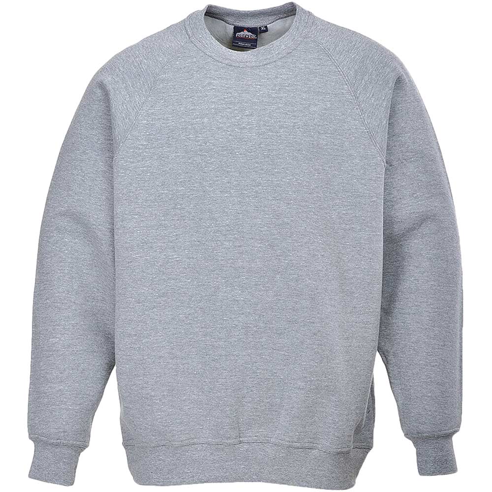 Photo of Portwest Mens Roma Sweatshirt Grey 2xl