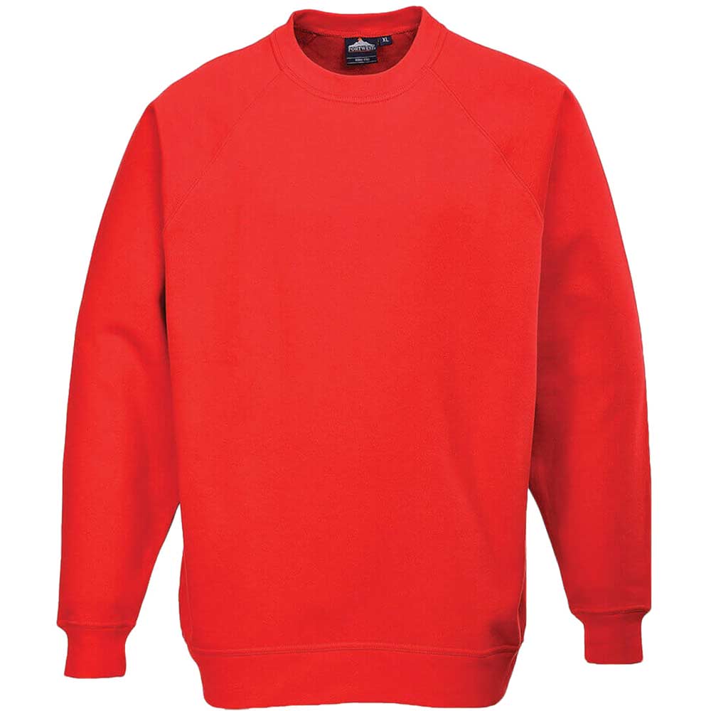 Photo of Portwest Mens Roma Sweatshirt Red S