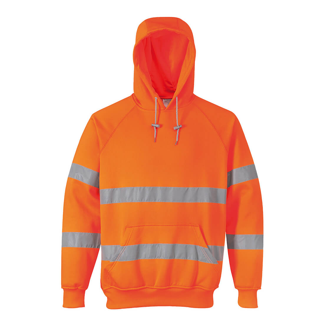 Image of Portwest Class 3 Hi Vis Hooded Sweatshirt Orange 2XL