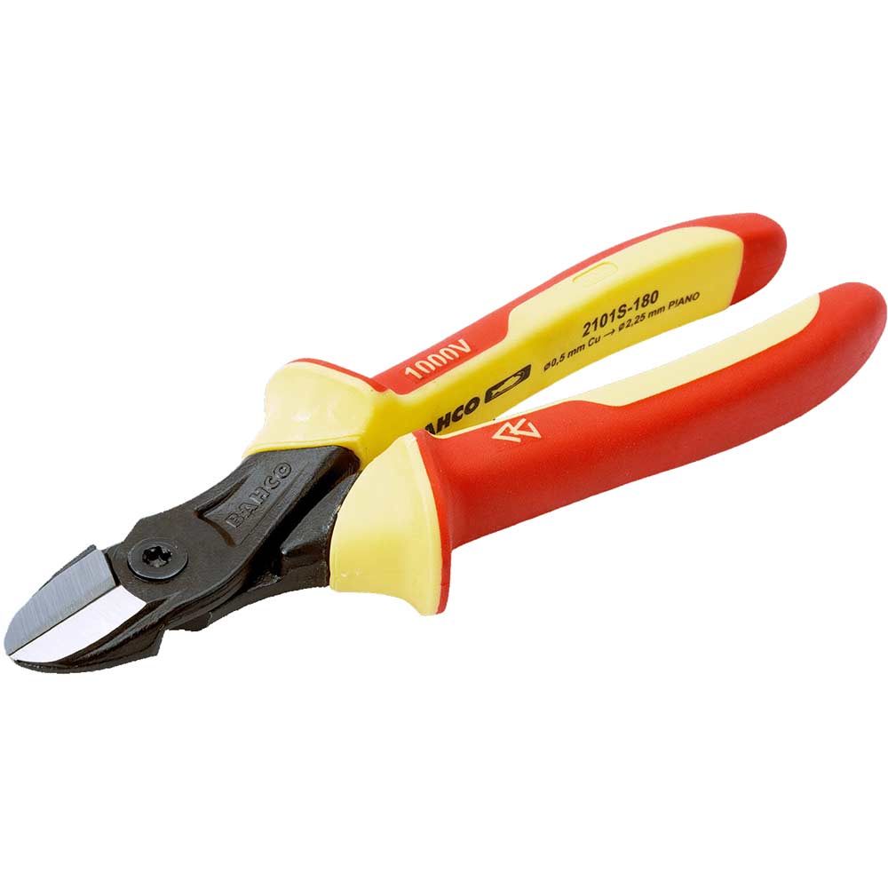 Photo of Bahco 2101s Ergo Insulated Side Cutting Pliers 200mm