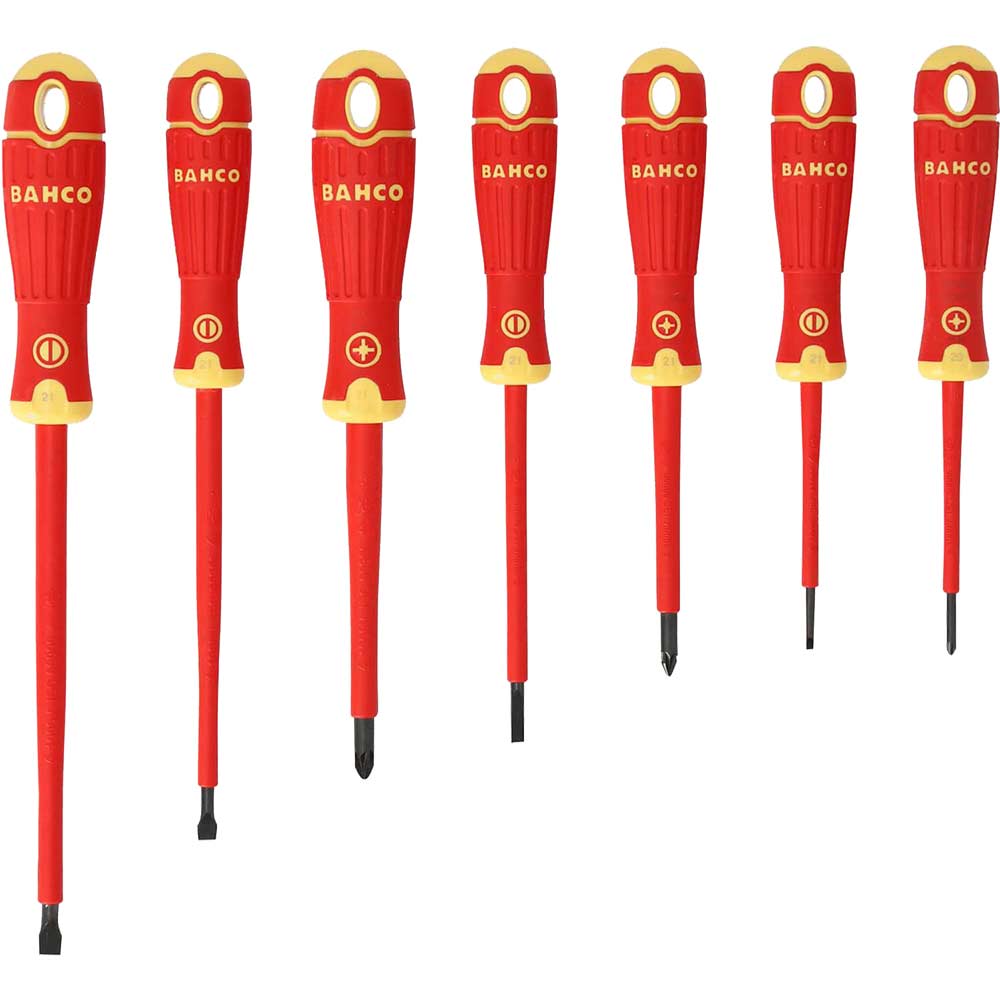 Photo of Bahco 7 Piece Insulated Screwdriver Set