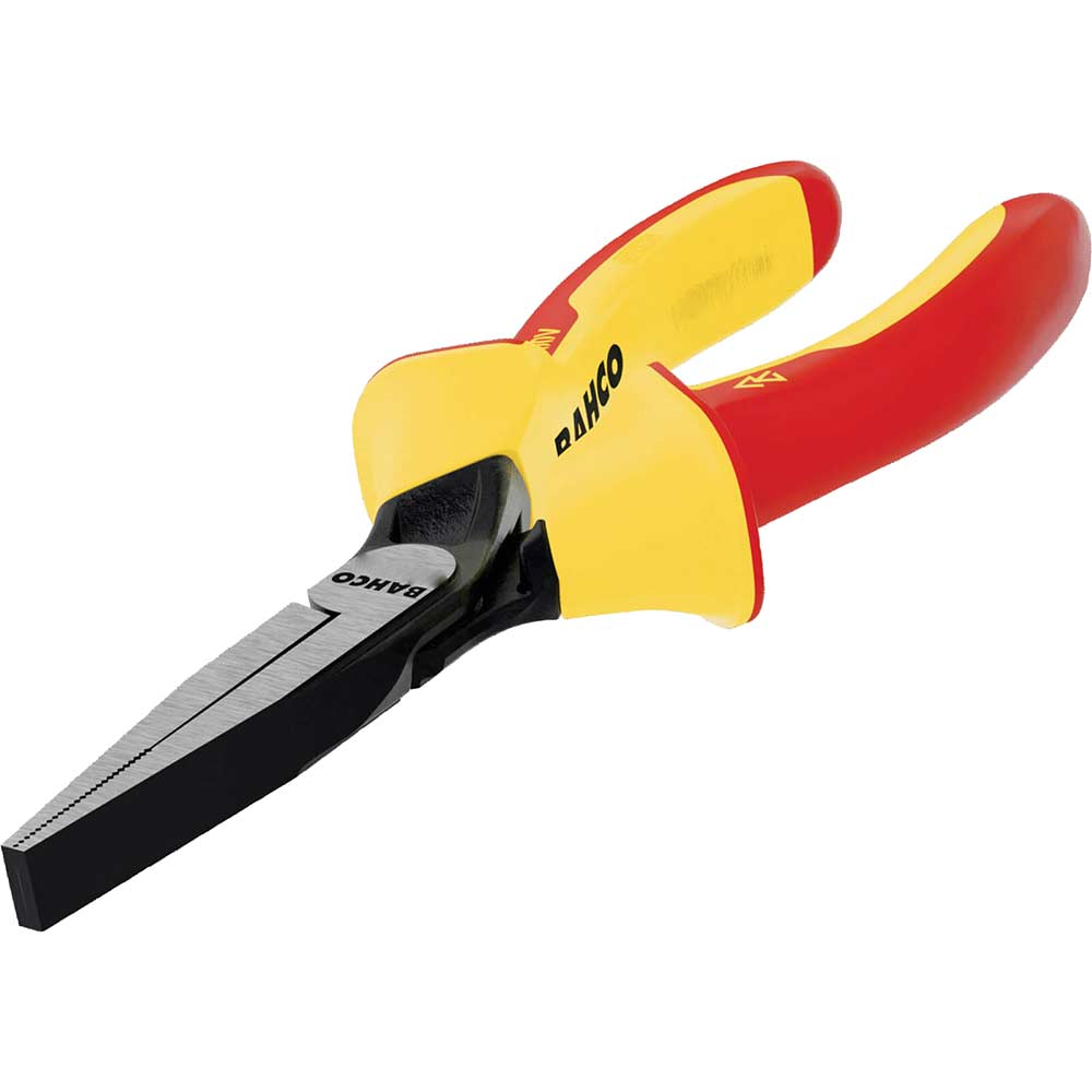 Photo of Bahco 2421s Ergo Insulated Flat Nose Pliers 180mm