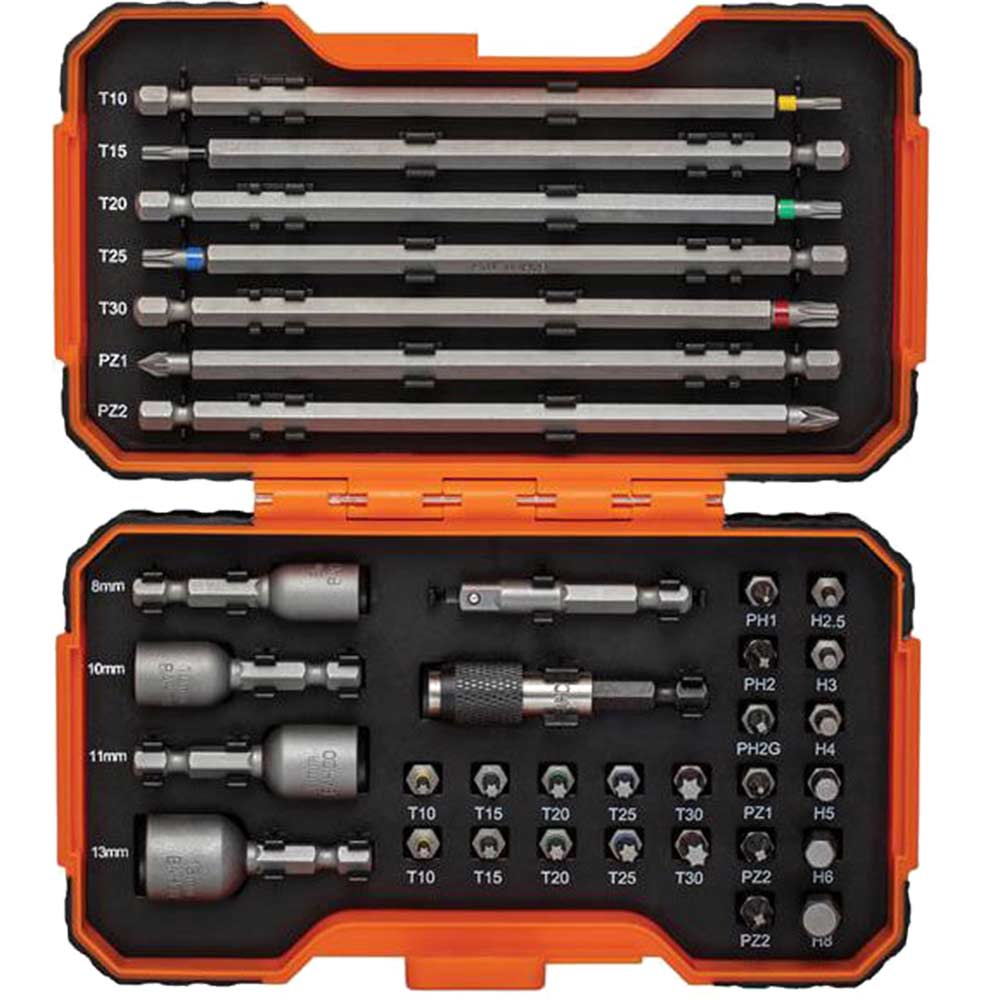 Photo of Bahco 35 Piece Screwdriver Bit And Nut Driver Set