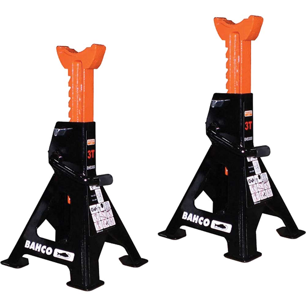Photo of Bahco Bh33000 Axle Stands 1.5 Tonne -3 Tonne Pair-