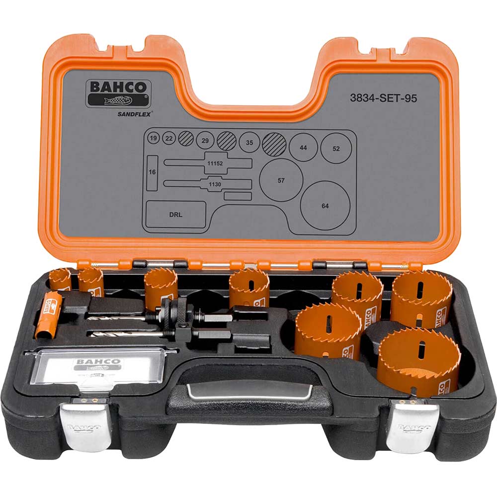 Photo of Bahco 14 Piece Professional Hole Saw Set Metric