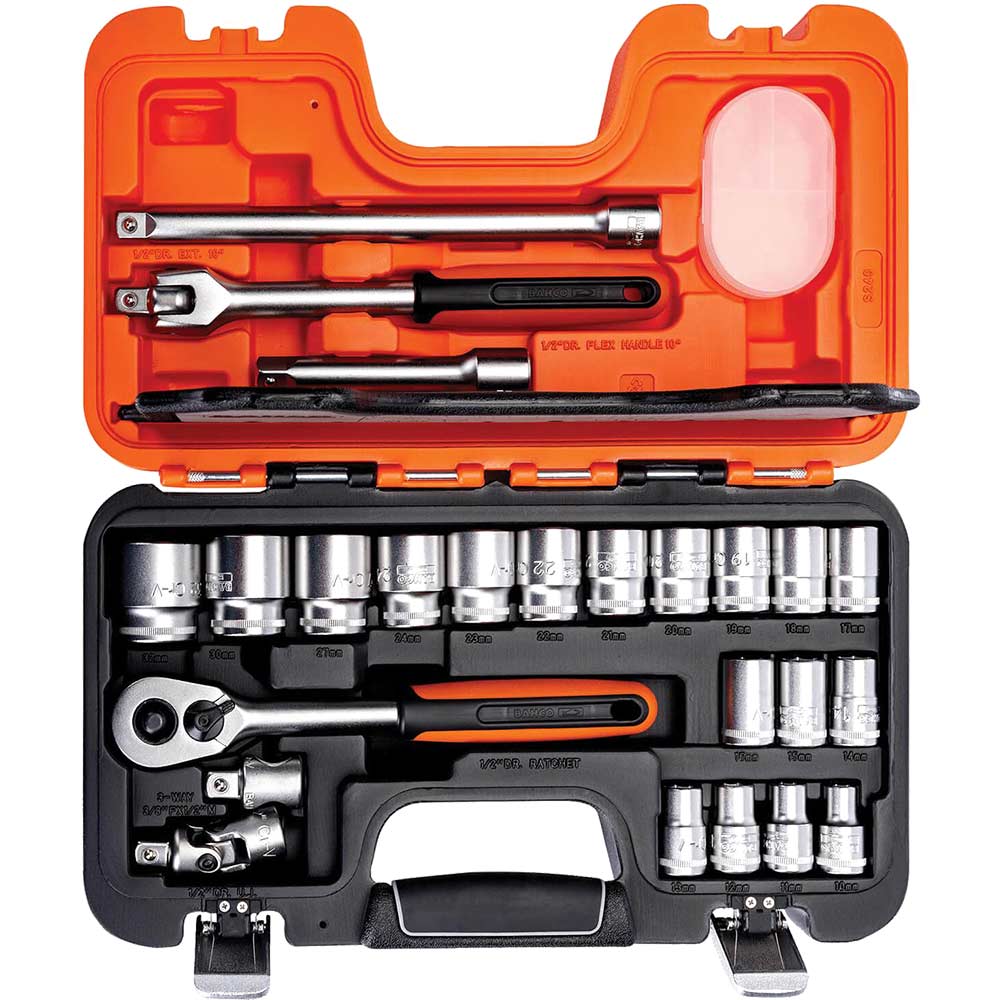 Image of Bahco S240 1/2" 24 Piece Socket Set 1/2"