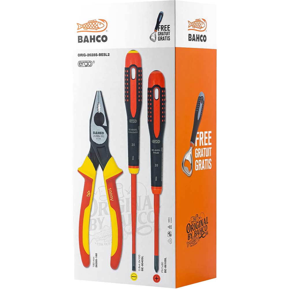 Bahco Original VDE Screwdriver and Plier Set Screwdriver Sets