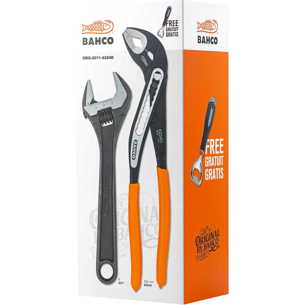Bahco Original Slip Joint and Adjustable Set Plier Sets