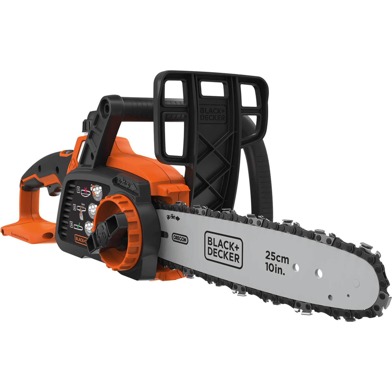 Black and Decker GKC1825L 18v Cordless Chainsaw 250mm No Batteries No Charger