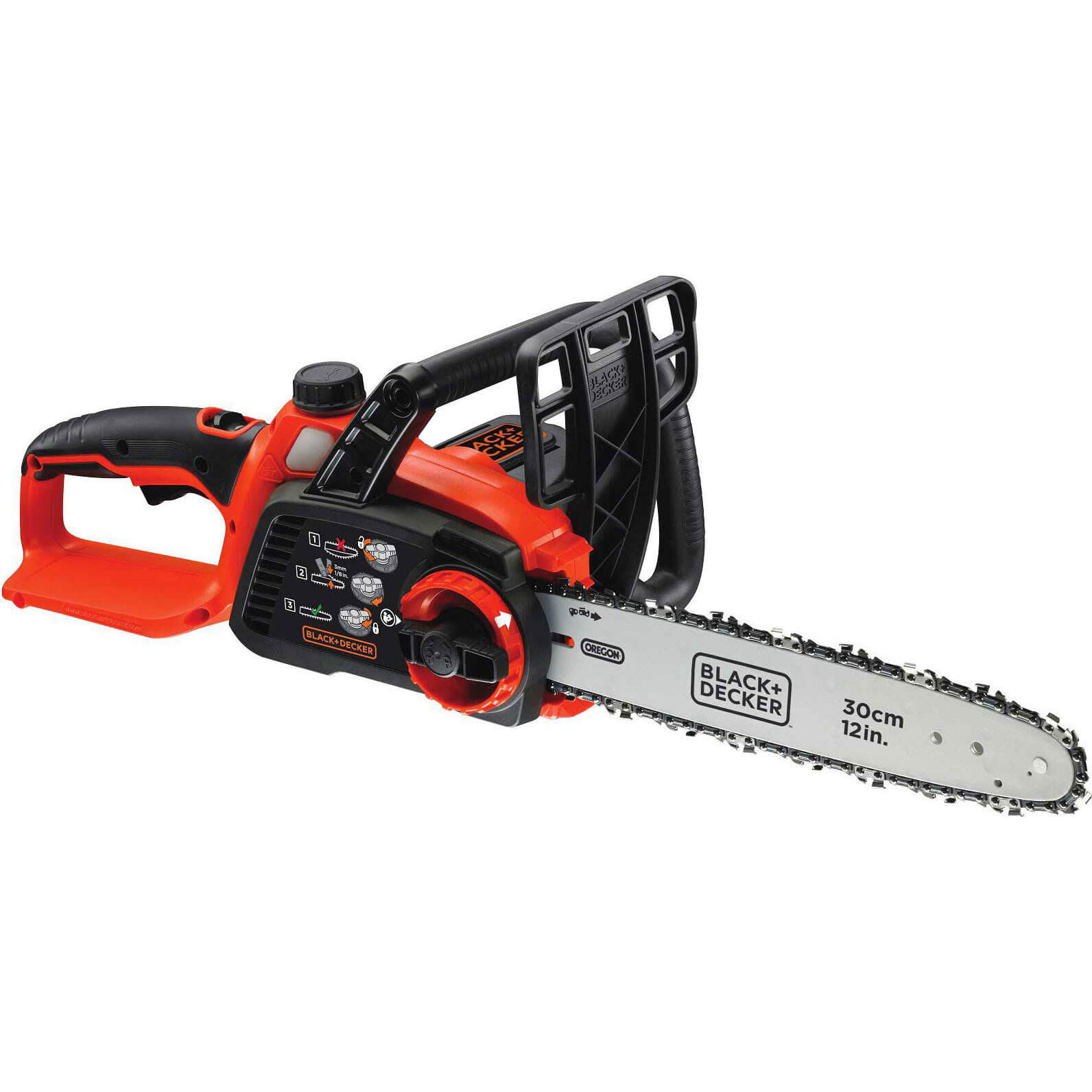 Image of Black and Decker GKC3630L 36v Cordless Chainsaw 300mm No Batteries No Charger