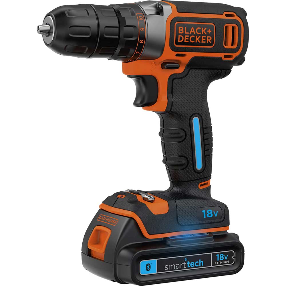Black & Decker BDCDC18KST 18v Cordless Smart Tech Drill Driver