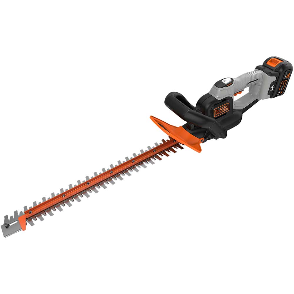 Black and Decker GTC5455PC 54v Cordless Dualvolt Hedge Trimmer 600mm 1 x 1.5ah Li-ion Charger