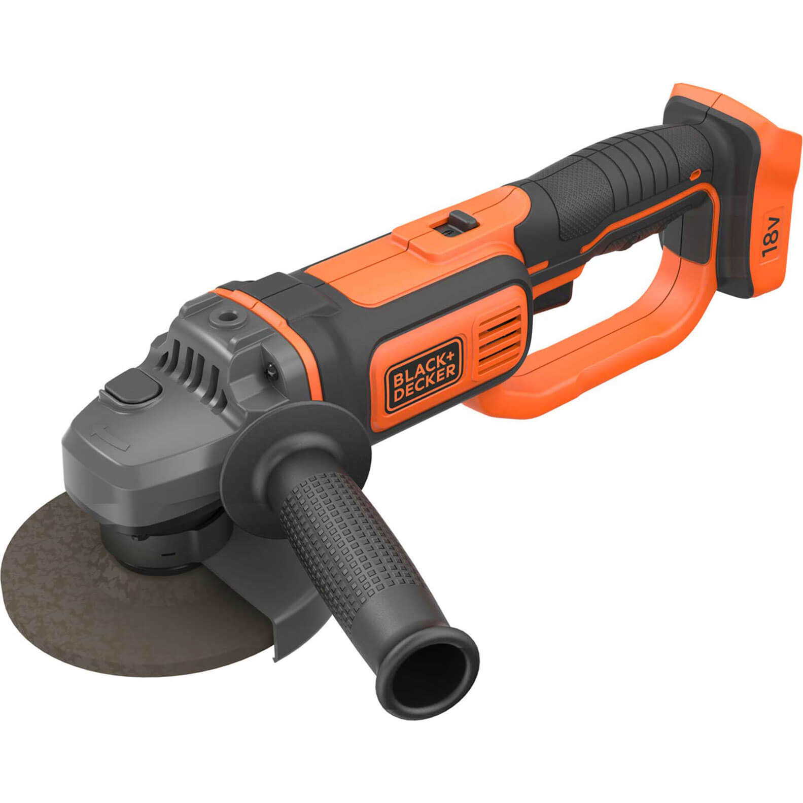 Image of Black and Decker BCG720 18v Cordless Angle Grinder 125mm No Batteries No Charger No Case