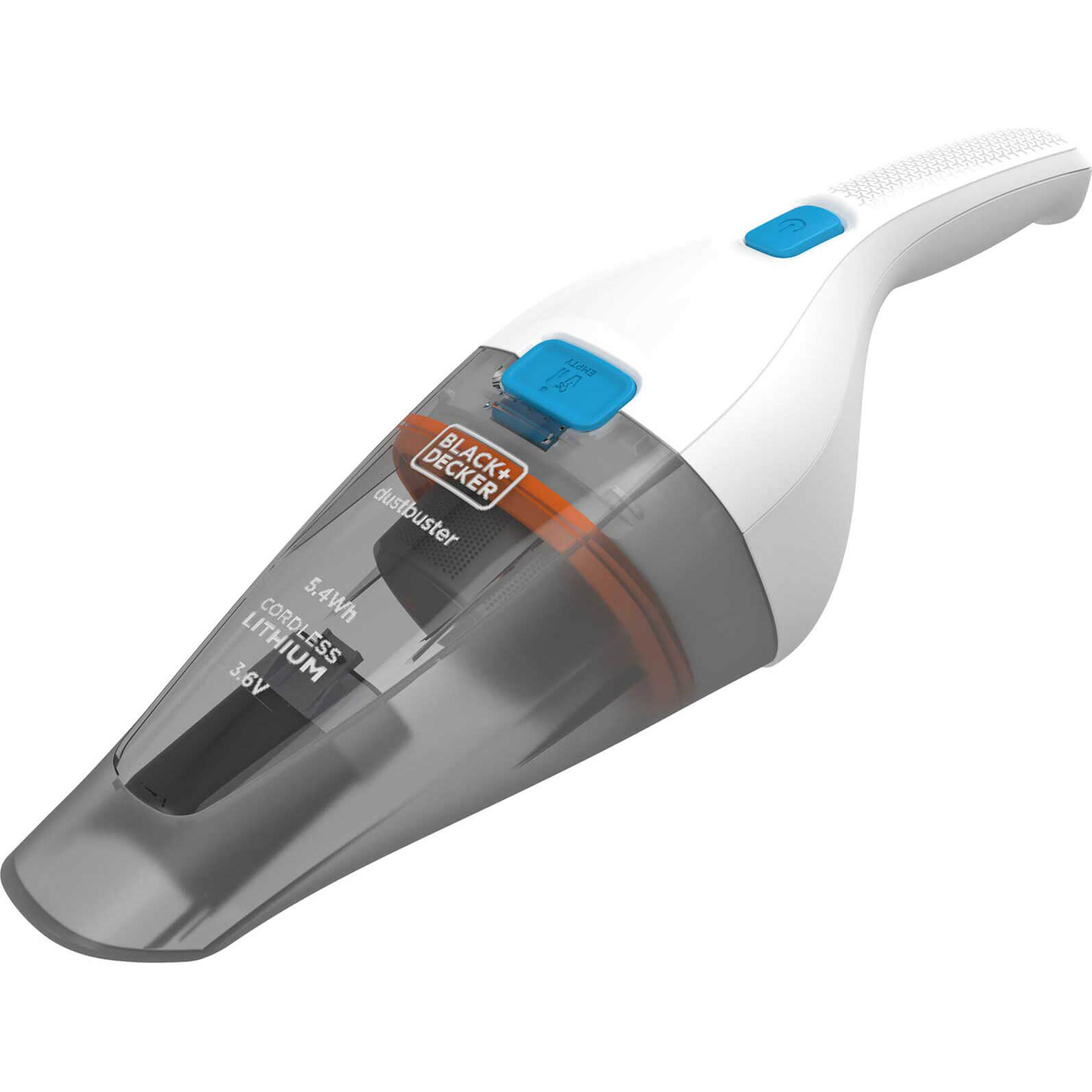 Black and Decker NVC115JL 3.6v Cordless Dustbuster Hand Vacuum 1 x 1.5ah Integrated Li-ion Charger No Case