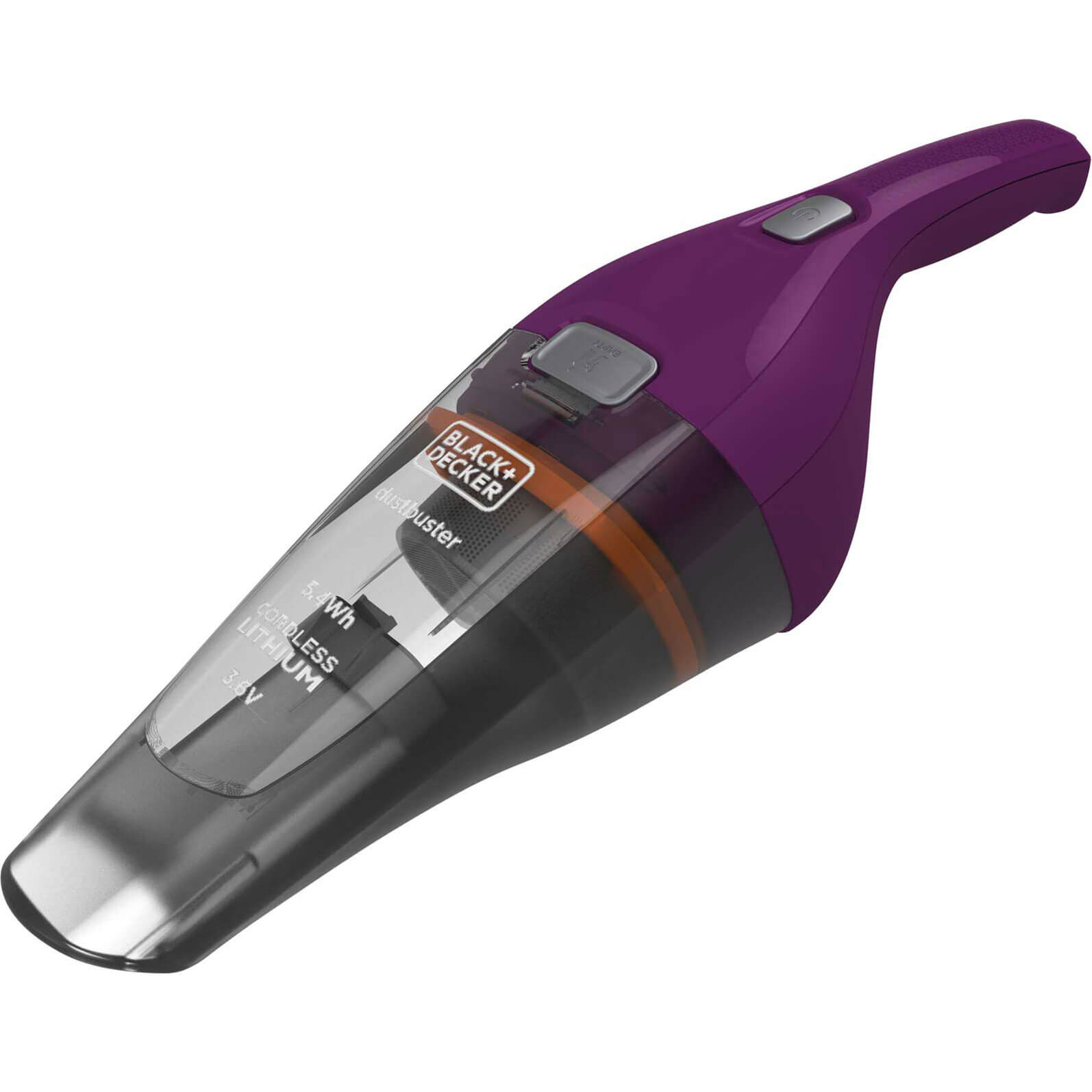 Black and Decker NVC115W 3.6v Cordless Dustbuster Hand Vacuum 1 x 1.5ah Integrated Li-ion Charger No Case