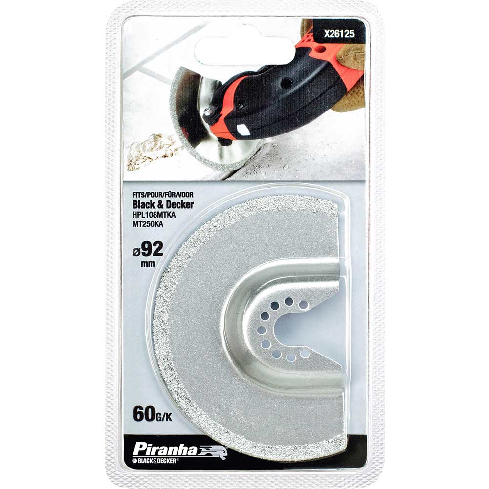 Black and Decker X26125 Piranha Oscillating Multi Tool Grout Removal