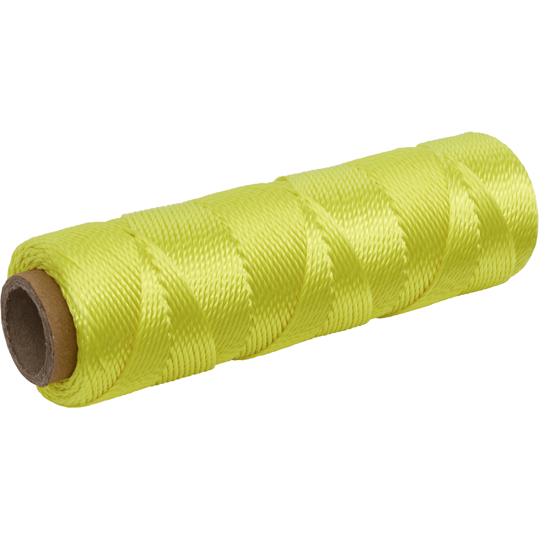 Sealey Braided Nylon Brick Line Spool 76m Yellow