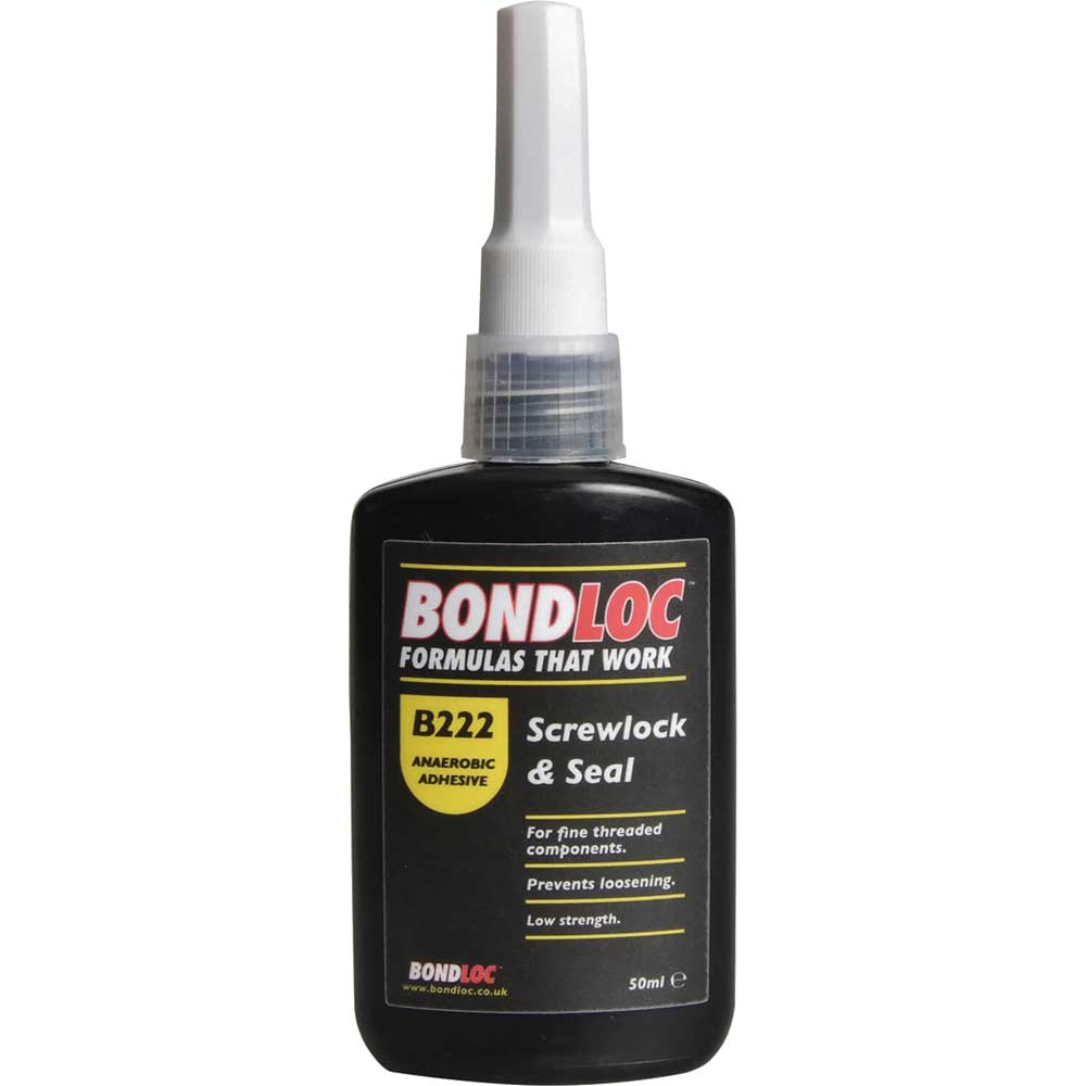 Image of Bondloc B222 Screwlock Low Strength Threadlocking Sealant 50ml