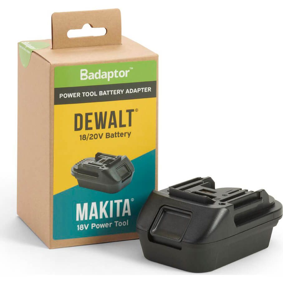 Badaptor Battery Adaptor DeWalt 18v Battery to Makita Power Tools