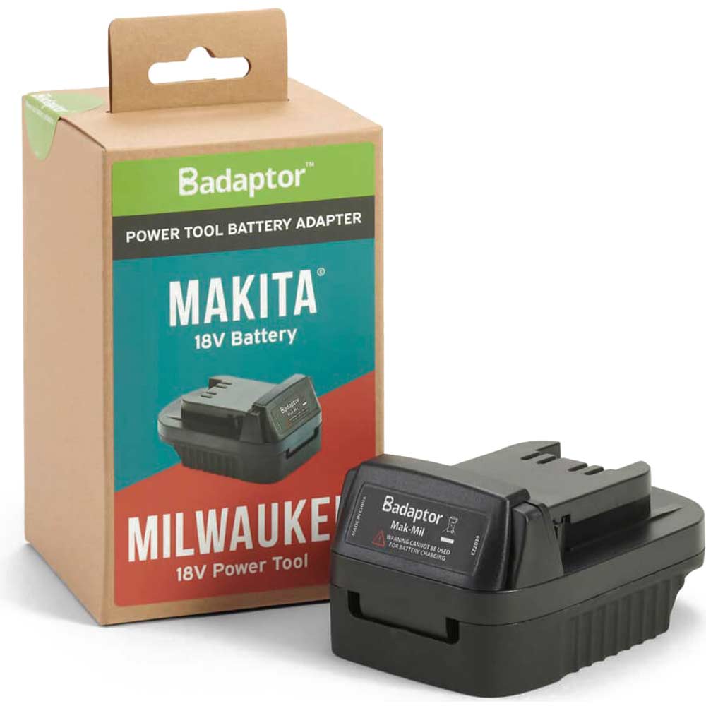 Image of Badaptor Battery Adaptor Makita 18v Battery to Milwaukee Power Tools