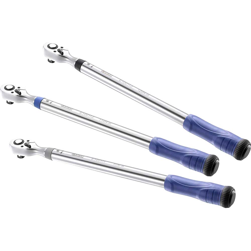 Expert by 3 Piece 1/2" Drive Preset Torque Wrench Set 90110120