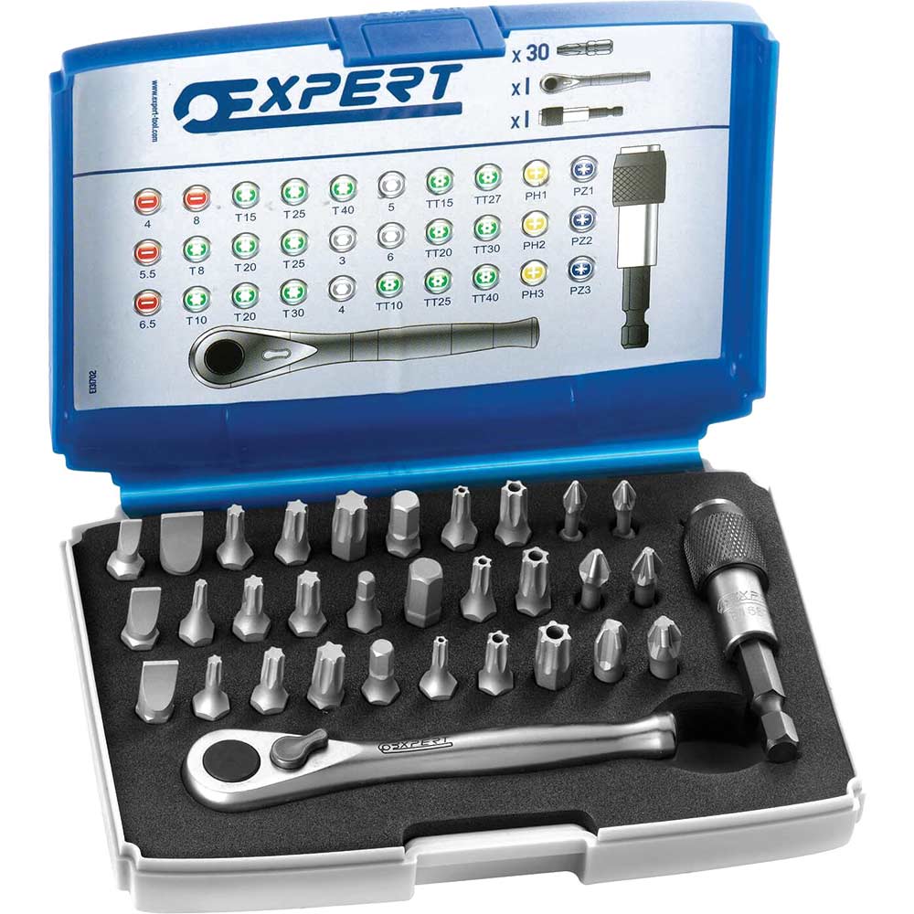 Photo of Expert By Facom 32 Piece Screwdriver Bit Set