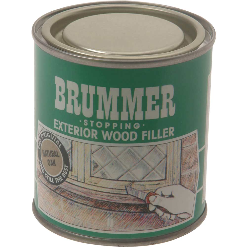 Brummer Green Label Exterior Stopping Wood Filler Ebony 625g