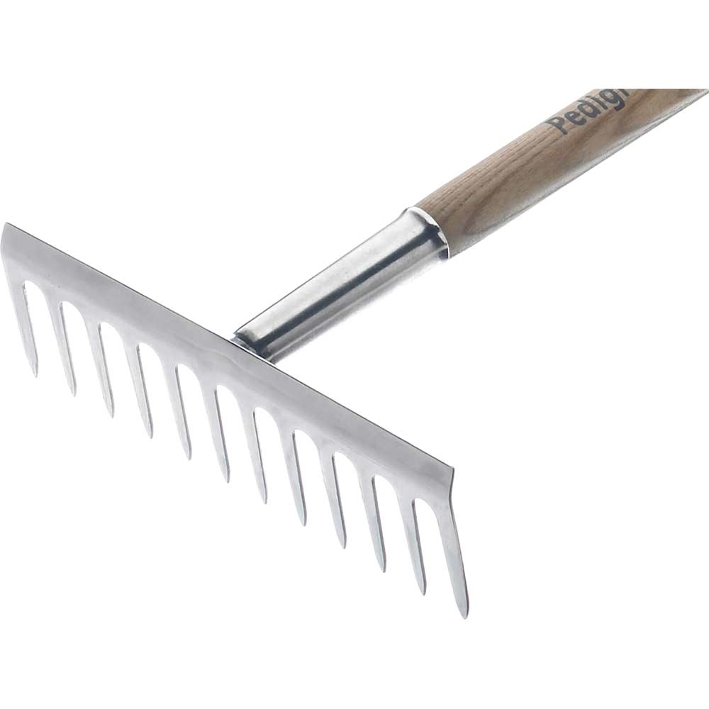 Bulldog PGGR Pedigree Stainless Steel Garden Soil Rake