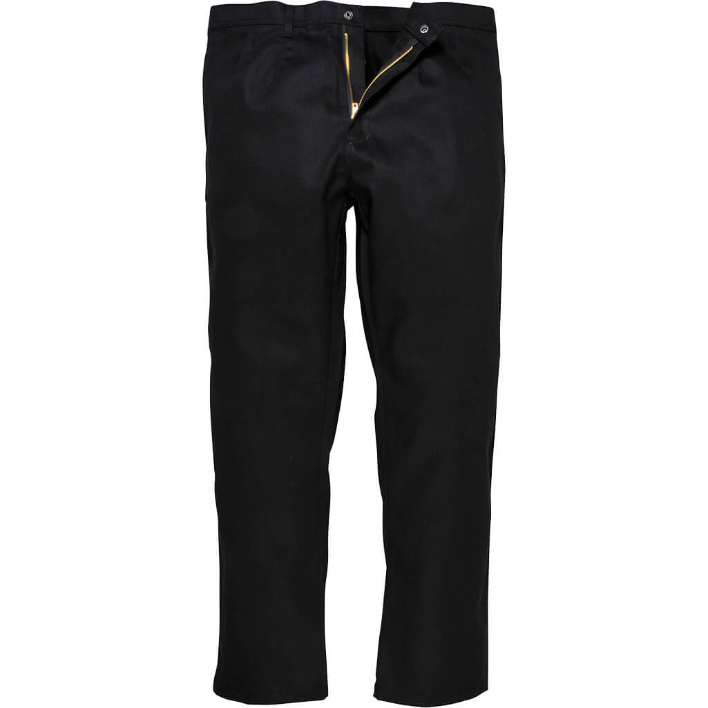 Image of Biz Weld Mens Flame Resistant Trousers Black 3XL 31"