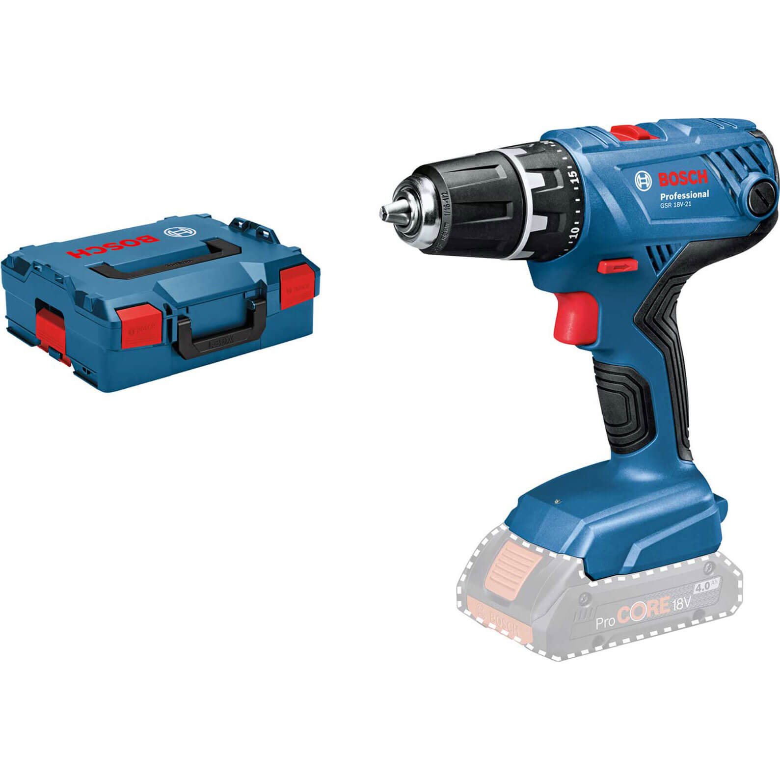 Bosch GSB 18V-21 18v Cordless Brushless Combi Drill No Batteries No Charger Case
