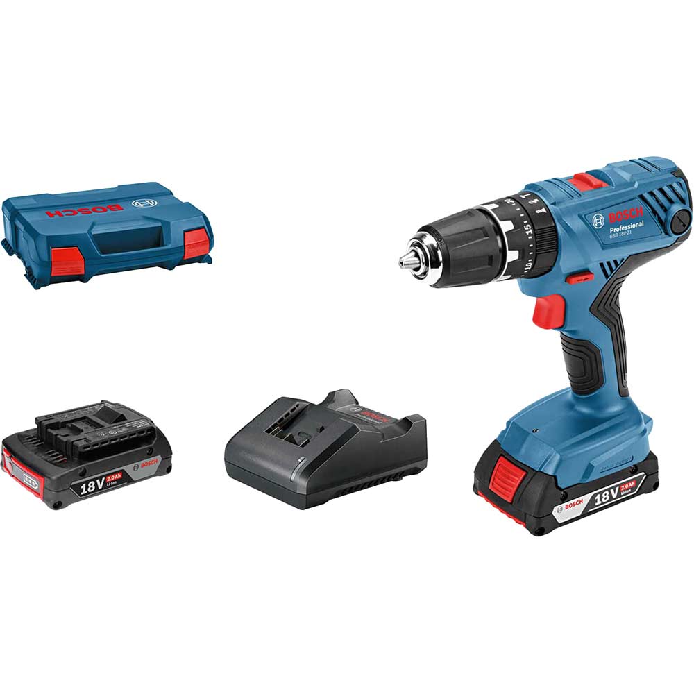 Bosch GSB 18 V-21 18V Combi Drill (Body Only)