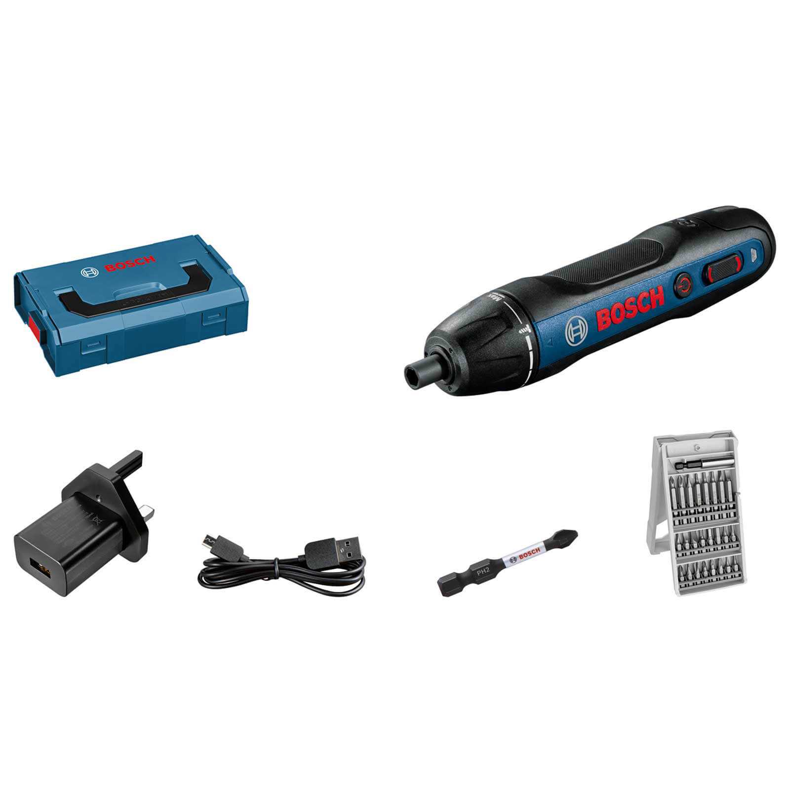 Photo of Bosch Go 3.6v Cordless Screwdriver 1 X 1.5ah Integrated Li-ion Charger Case