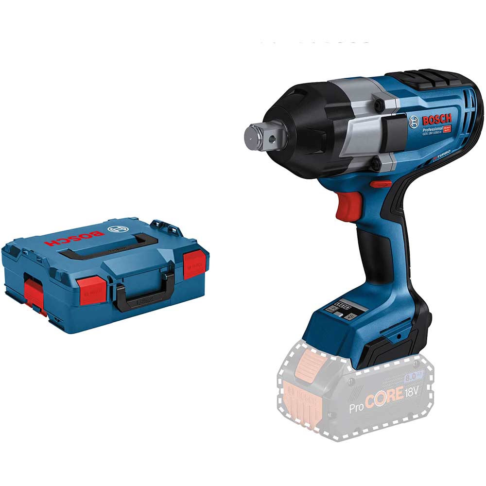 Bosch GDS 18 V-1050 H BITURBO 18v Brushless 3/4" Impact Wrench No Batteries No Charger Case