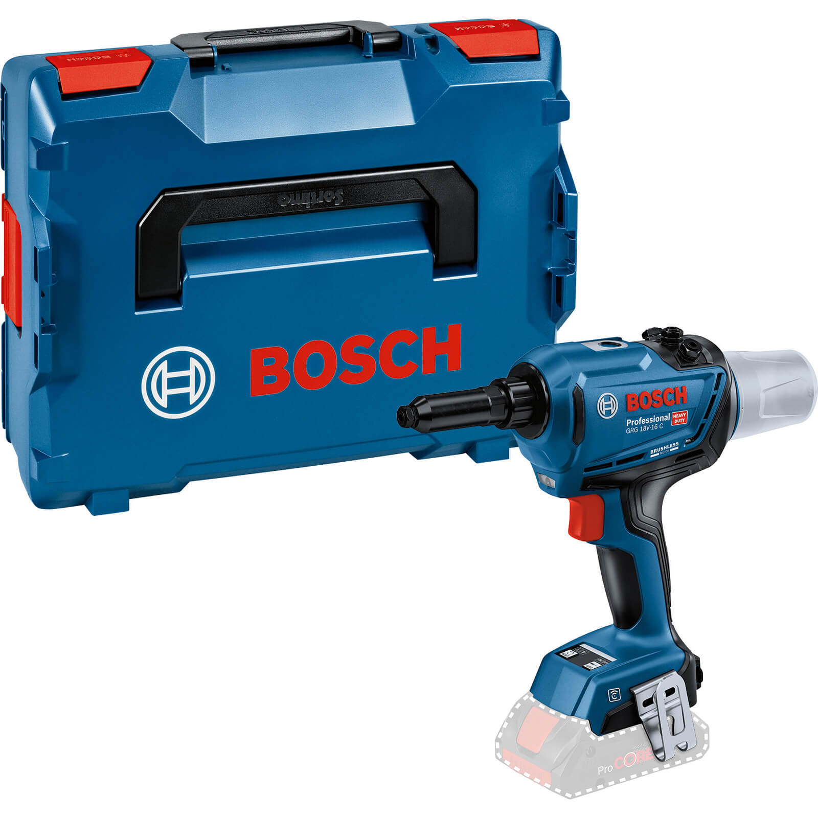 Bosch GRG 18V-16 C 18v Cordless Brushless Pop Rivet Gun No Batteries No Charger Case