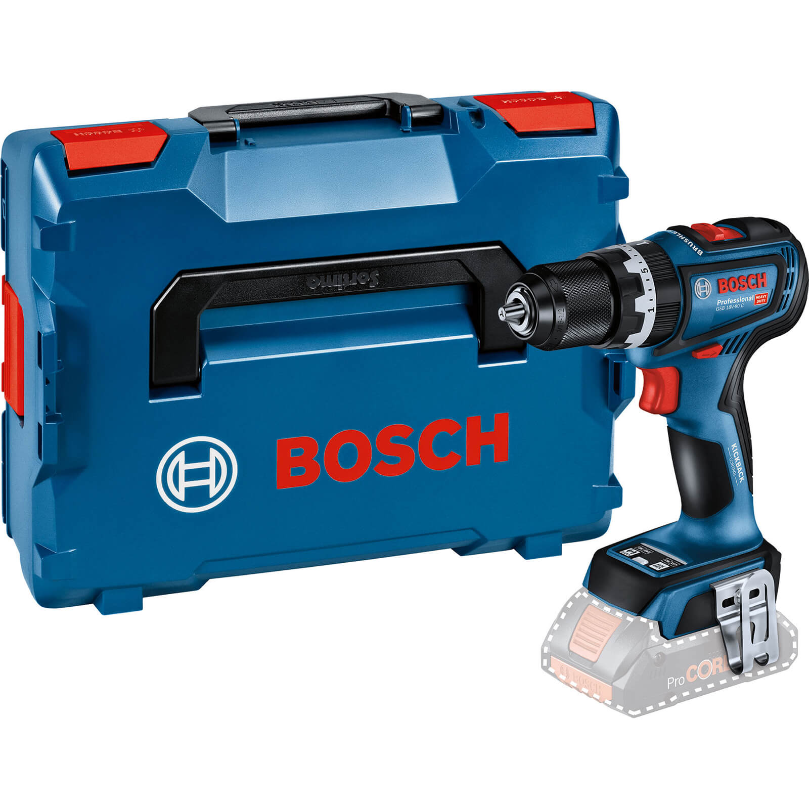 Bosch GSB 18V-90 C 18v Cordless Brushless Combi Drill With Kickback Control No Batteries No Charger Case