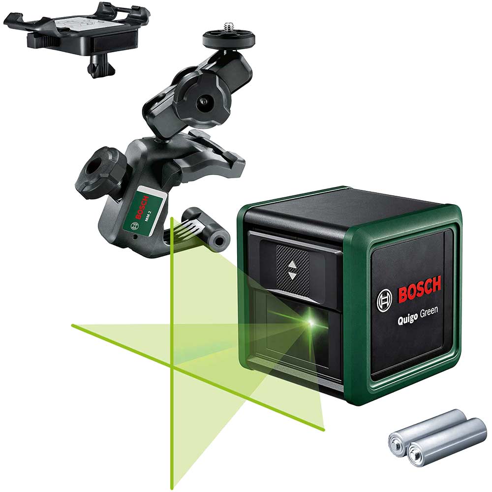 Bosch QUIGO GREEN Self Levelling Cross Line Laser Level