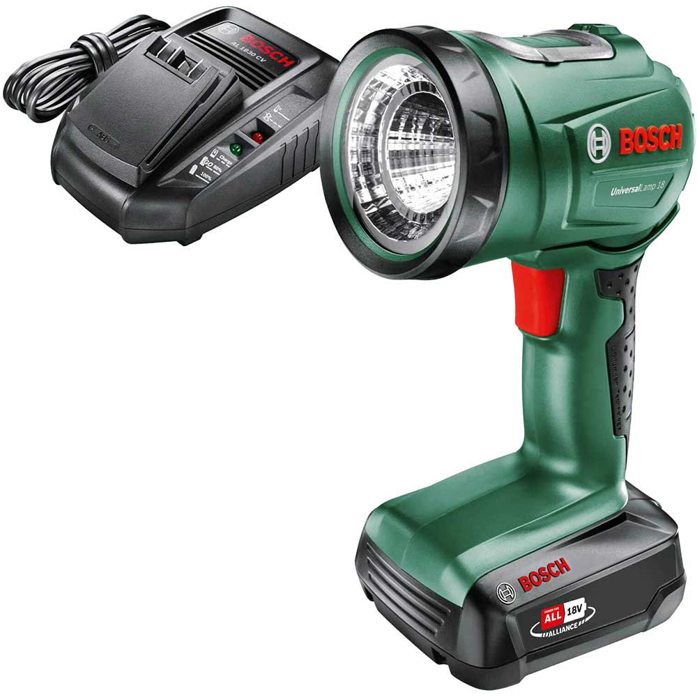 Image of Bosch UNIVERSALLAMP 18v Cordless Worklight 1 x 2.5ah Li-ion Charger No Case