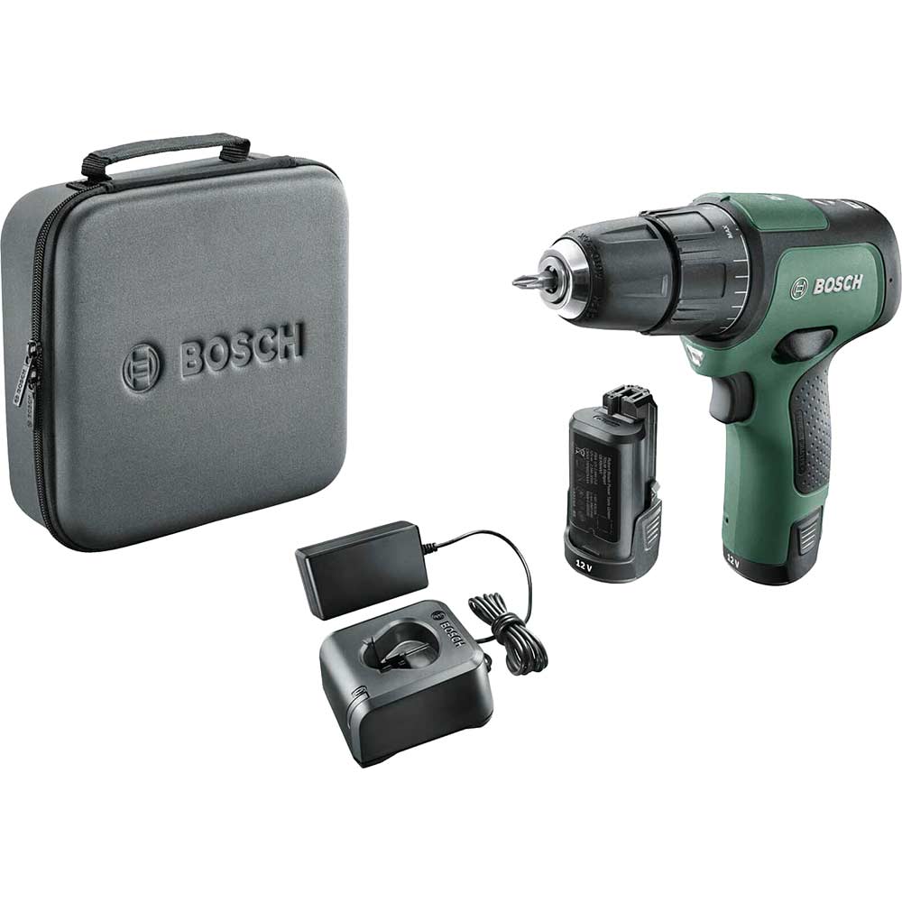 Photo of Bosch Easyimpact 12v Cordless Brushless Combi Drill 2 X 2ah Li-ion Charger Bag