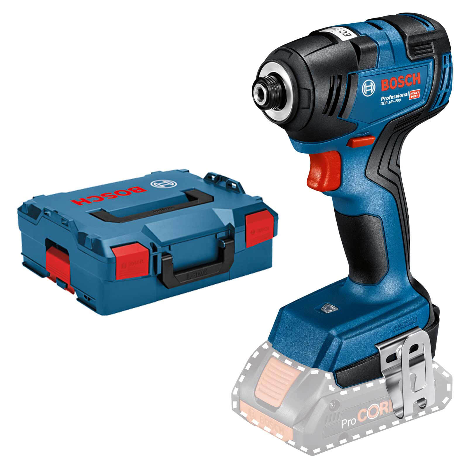 Photo of Bosch Gdr 18v-200 18v Cordless Brushless Impact Driver No Batteries No Charger Case